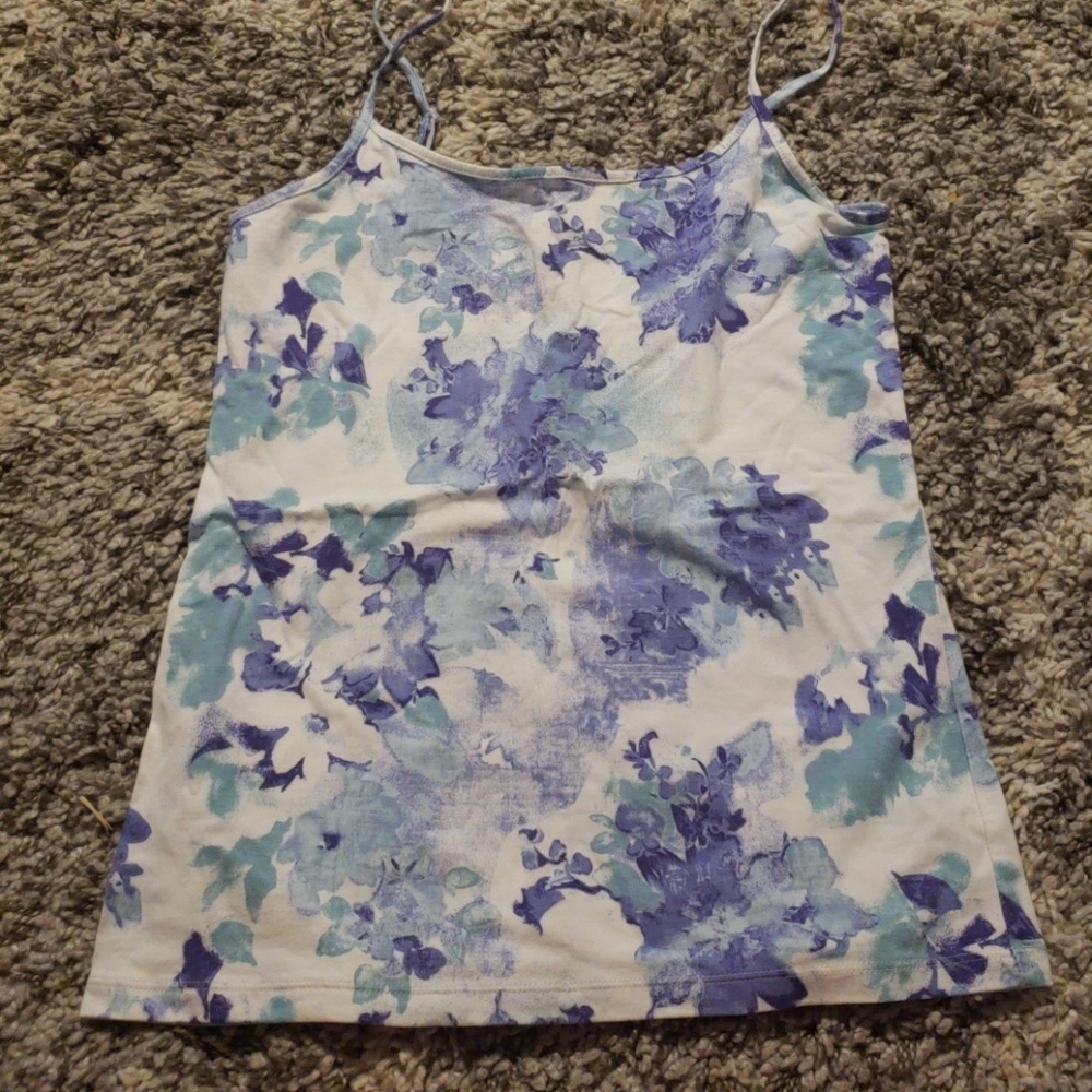 LOFT Floral Tank Top